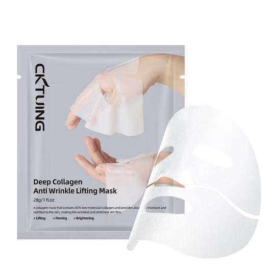 Collagen Facial Mask Collagen Protein Hydrogel Soft Gel Mask Deep Moisturizing Firming Facial Mask Sheet for Women Skin Care